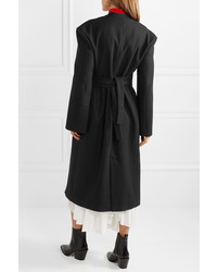 Женское черное пальто от A.W.A.K.E.