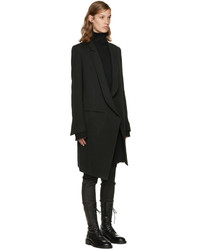 Женское черное пальто от Ann Demeulemeester