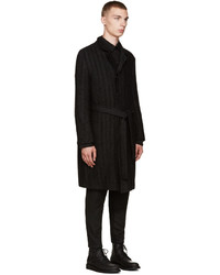 Мужское черное пальто от Ann Demeulemeester