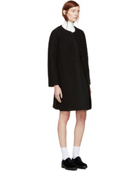 Женское черное пальто от Jil Sander Navy