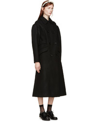 Женское черное пальто от Simone Rocha