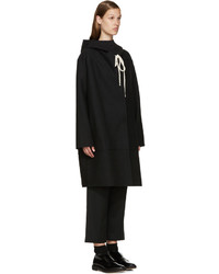 Женское черное пальто от Sara Lanzi