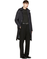 Мужское черное пальто от Jil Sander