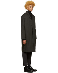 Мужское черное пальто от Robert Geller