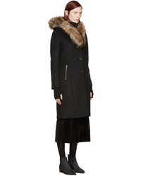 Женское черное пальто от Mackage