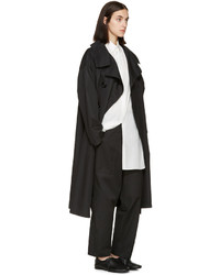 Женское черное пальто от Y's