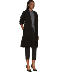 Женское черное пальто от Isabel Marant