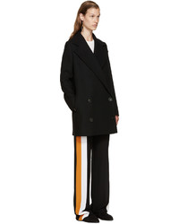 Женское черное пальто от Stella McCartney