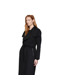 Женское черное пальто от Mackage