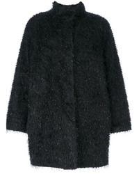 Женское черное пальто от Blugirl
