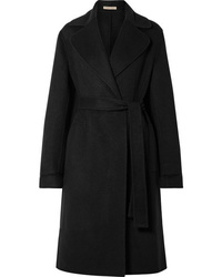 Женское черное пальто от Bottega Veneta