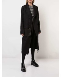 Женское черное пальто от Ann Demeulemeester