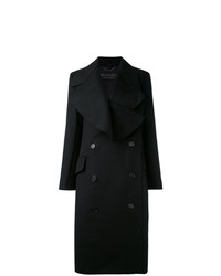 Женское черное пальто от Burberry