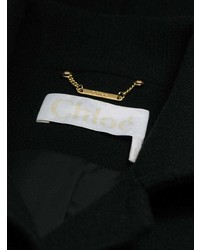 Женское черное пальто от Chloé