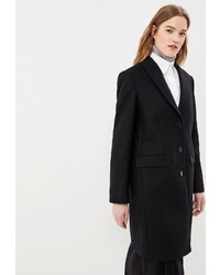 Женское черное пальто от Calvin Klein
