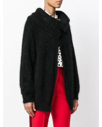 Женское черное пальто от Alberta Ferretti