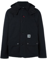 Мужское черное пальто от Carhartt