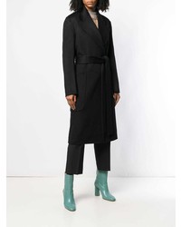 Женское черное пальто от Acne Studios