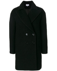 Женское черное пальто от Carven
