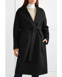 Женское черное пальто от Bottega Veneta