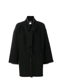 Женское черное пальто от Chanel Vintage