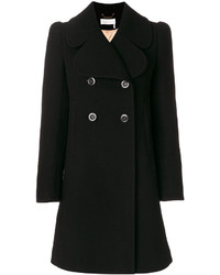 Женское черное пальто от Chloé