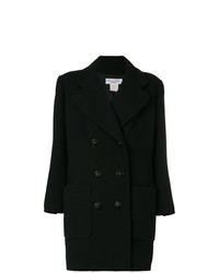Женское черное пальто от Christian Dior Vintage