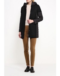 Женское черное пальто от Clasna