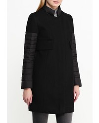 Женское черное пальто от Clasna