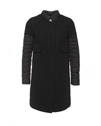 Женское черное пальто от Clasna