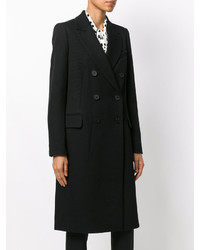 Женское черное пальто от Odeeh