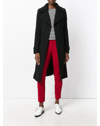 Женское черное пальто от Twin-Set