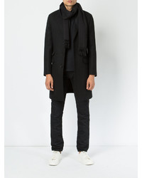 Мужское черное пальто от Neil Barrett