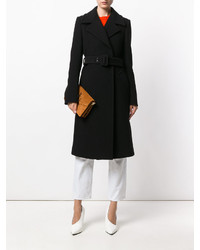 Женское черное пальто от Emilio Pucci