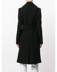 Женское черное пальто от Emilio Pucci