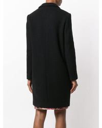 Женское черное пальто от MSGM