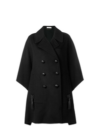 Женское черное пальто от Coach