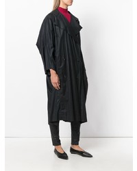 Женское черное пальто от Issey Miyake Vintage