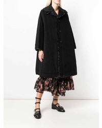 Женское черное пальто от Comme des Garcons