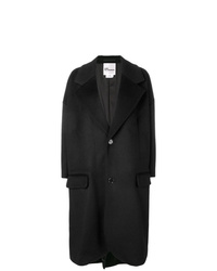 Женское черное пальто от Comme Des Garçons Noir Kei Ninomiya