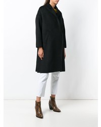 Женское черное пальто от Twin-Set