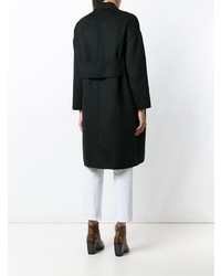 Женское черное пальто от Twin-Set