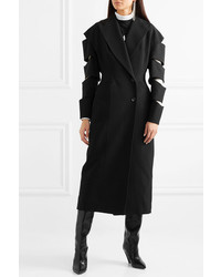 Женское черное пальто от Christopher Kane