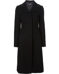 Женское черное пальто от Dolce & Gabbana