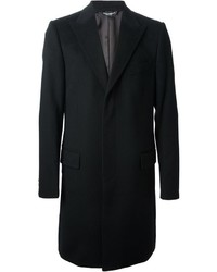 Мужское черное пальто от Dolce & Gabbana