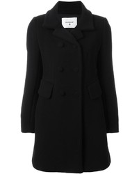 Женское черное пальто от Dondup