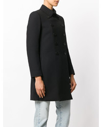 Женское черное пальто от Dondup