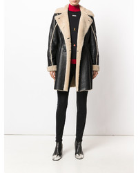 Женское черное пальто от Kenzo