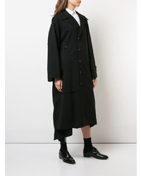 Женское черное пальто от Y's