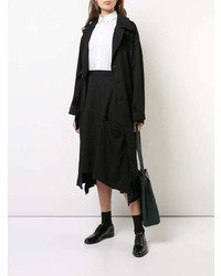 Женское черное пальто от Y's